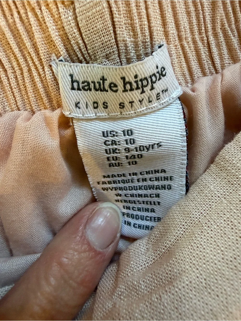 Haute Hippie Cream/NudeWide-Leg Linen-Blend Pants